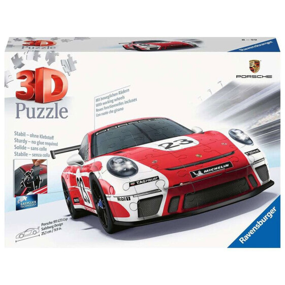 3D-пазл RAVENSBURGUER Porsche 911 Gt3 Cup Salzburg 108 деталей