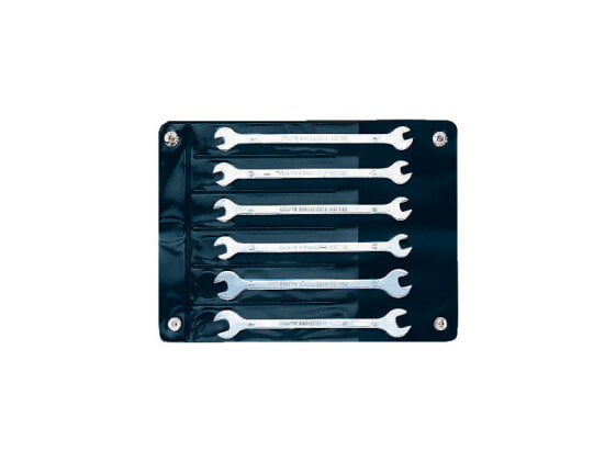 Ключи рожковые Bahco Electronic двойные - метрические - хромовая сплавная сталь - нержавеющая сталь - 4x4,4.5x4.5,5x5,5.5x5.5,6x6,7x7 - 70 г - 6 шт.
