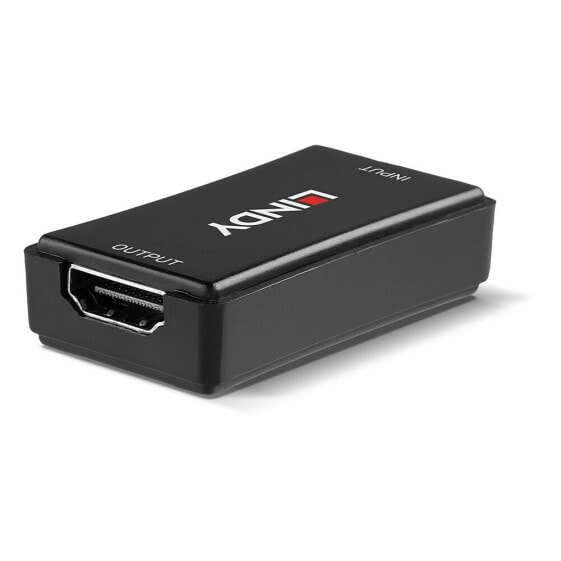 Lindy 40m HDMI 2.0 18G Repeater - 20 m - 3D - Black - HDCP