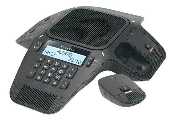 Alcatel Conference 1800 - DECT telephone - Speakerphone - 50 entries - Caller ID - Black