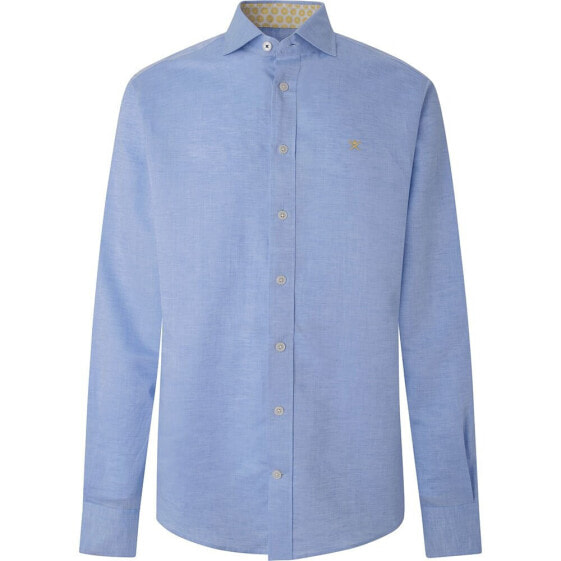 HACKETT Linen Multi Trim long sleeve shirt