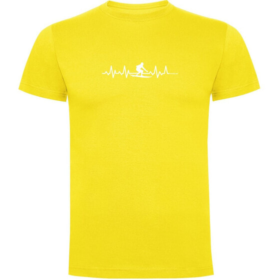 KRUSKIS Surf Heartbeat Short Sleeve T-shirt short sleeve T-shirt