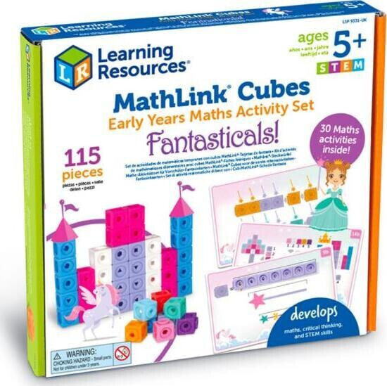 Learning Resources Klocki Kostki Matematyczne Zestaw MathLink Cubes