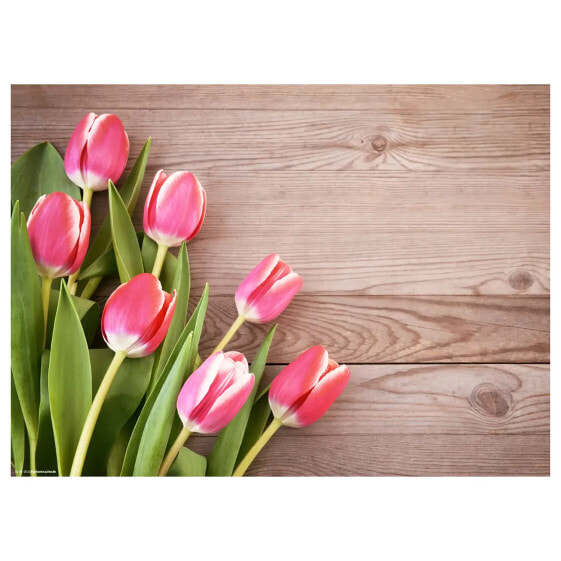 Tischset Rote Tulpen (12er-Set)