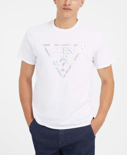 Men's Iridescent Foil Short Sleeve T-shirt