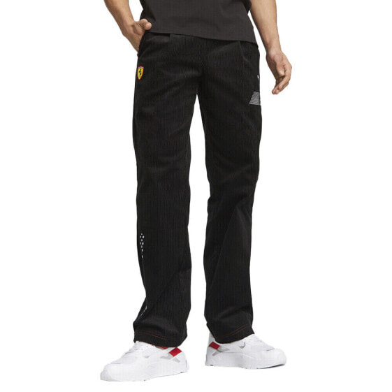 Puma Sf Race Garage Crew Pants Mens Black Casual Athletic Bottoms 62112101