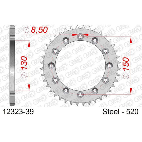 AFAM 12323 Rear Sprocket