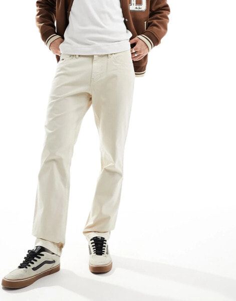 Tommy Jeans Ryan garment dye pants in off white