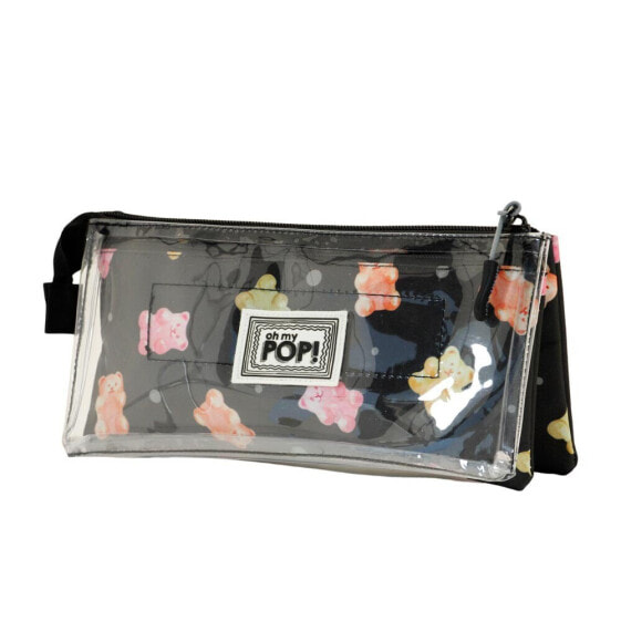 OH MY POP Clear Triple Gummy Pencil Case