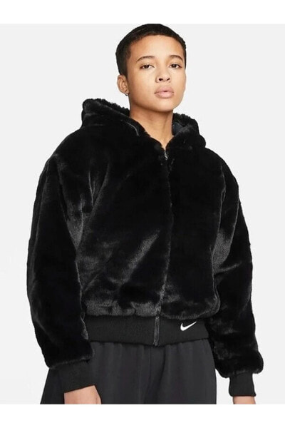 Nsw Womens Ess Faux Fur Jacket -