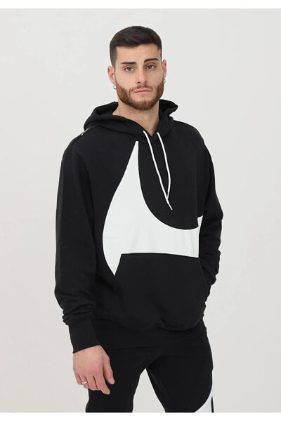 Sportswear Swoosh Erkek Sweatshirt Siyah