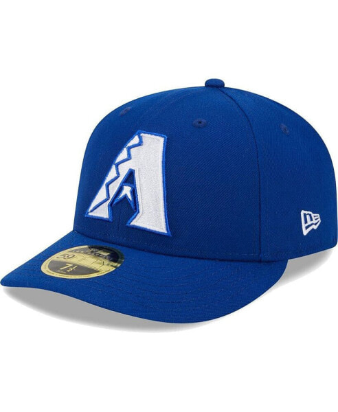 Men's Royal Arizona Diamondbacks White Logo Low Profile 59FIFTY Fitted Hat