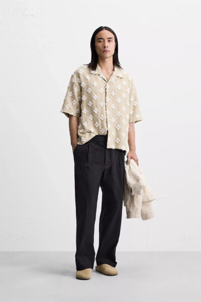 GEOMETRIC JACQUARD SHIRT