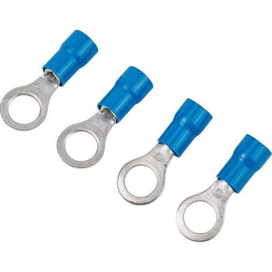 HI Q TOOLS M6 Ring Set For Battery Poles 1.5-2.5 mm2 4 Units