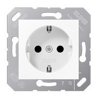 JUNG CD 5120 BF WW - CEE 7/3 - White - Thermoplastic - 250 V - 16 A