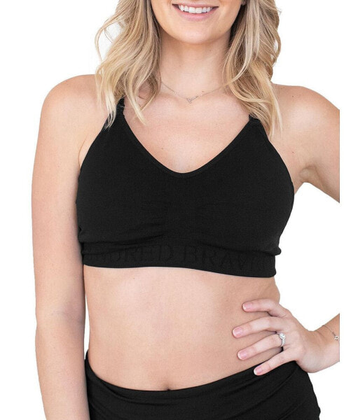 Women's Busty Sublime Hands-Free Pumping & Nursing Sports Bra - Fits Sizes 28E-40I