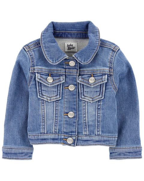 Baby Classic Knit-Like Denim Jacket 3M