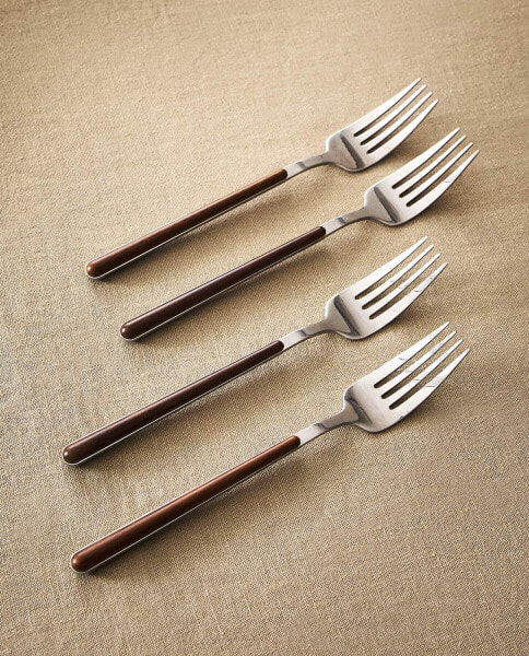 Set of forks with round handle detail