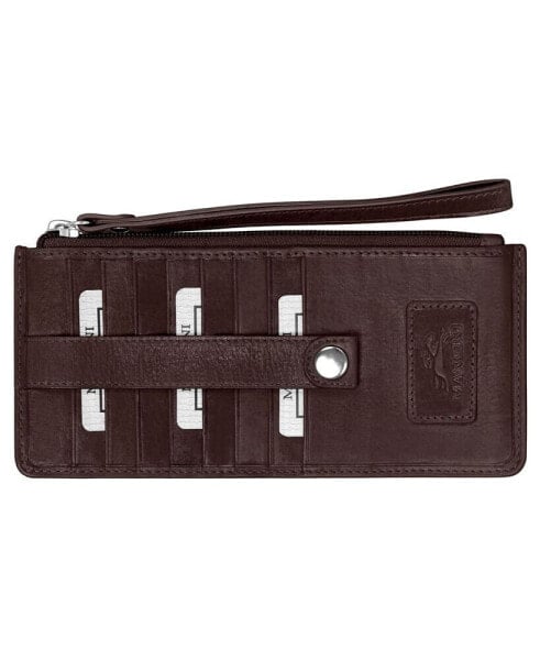 Casablanca Collection RFID Secure Ladies Wristlet/Wallet