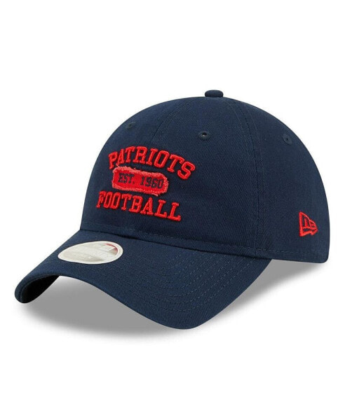 Women's Navy New England Patriots Formed 9TWENTY Adjustable Hat