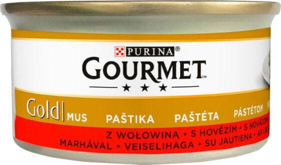 Gourmet GOURMET GOLD - mus z wołowiną 85g