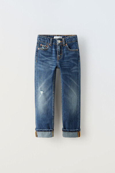 Original fit denim trousers