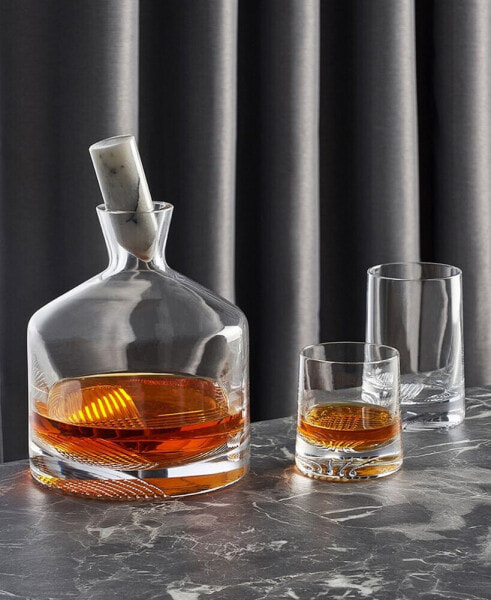 Набор карафелей Nude Glass alba для виски с бокалами, набор из 3 шт.