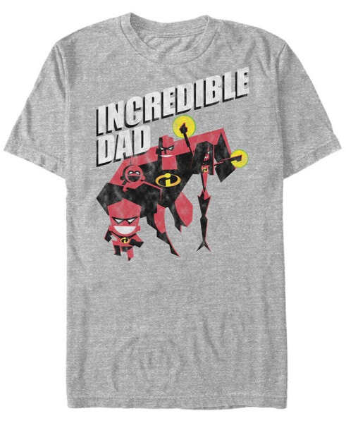 Disney Pixar Men's Incredible Dad and Kids, Short Sleeve T-Shirt