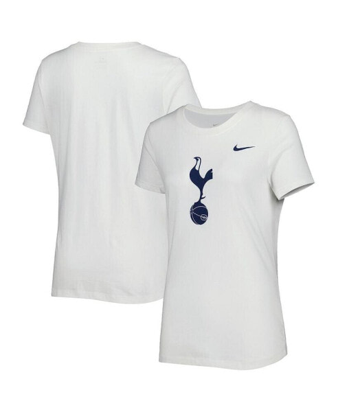 Women's White Tottenham Hotspur Club Crest T-shirt
