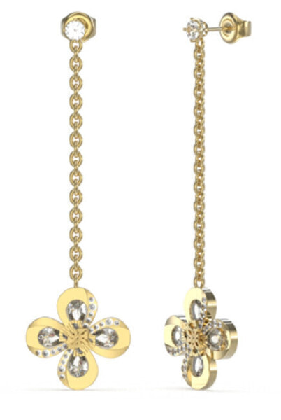 Elegant gold-plated Amazing Blossom earrings JUBE03054JWYGT/U