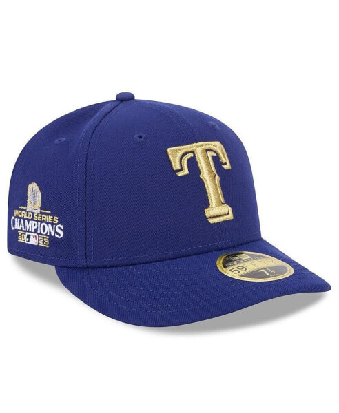 Men's Royal Texas Rangers 2024 Gold Collection Low Profile 59FIFTY Fitted Hat