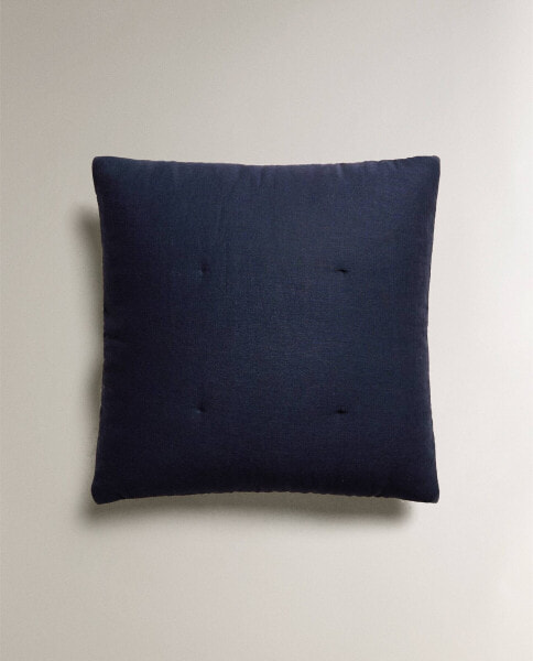 Linen and cotton cushion cover