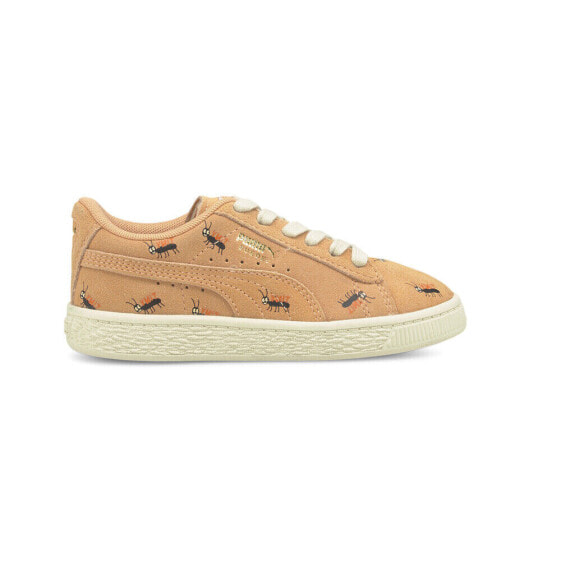 Кроссовки для малышей PUMA Tinycottons X Suede Lace Up Orange Casual