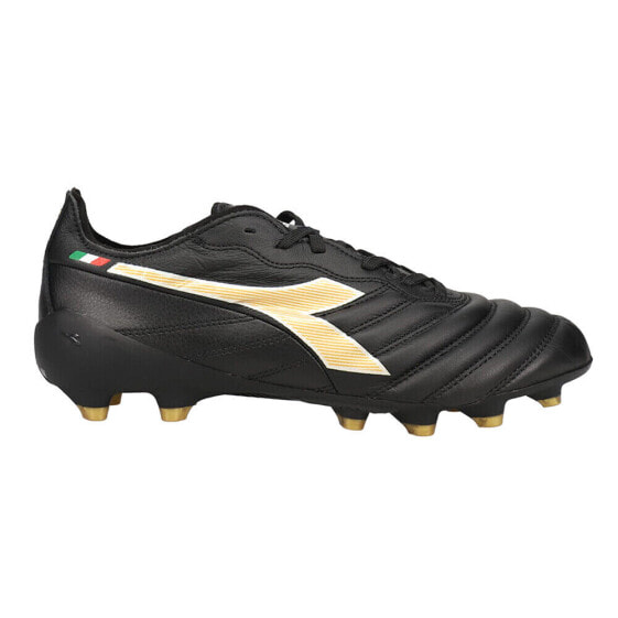 Diadora Brasil Elite2 Tech Ita Lpx Soccer Cleats Mens Black Sneakers Athletic Sh