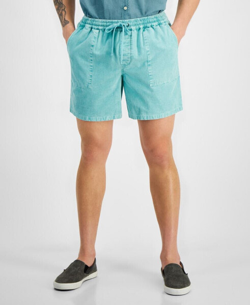 Men's Josh Pull-On Corduroy Drawstring 7" Shorts, Created for Macy's