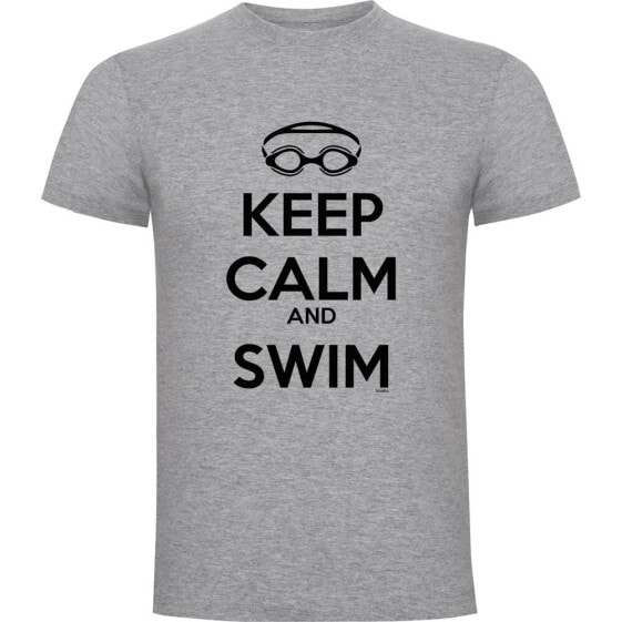 KRUSKIS Keep Calm And Swim short sleeve T-shirt