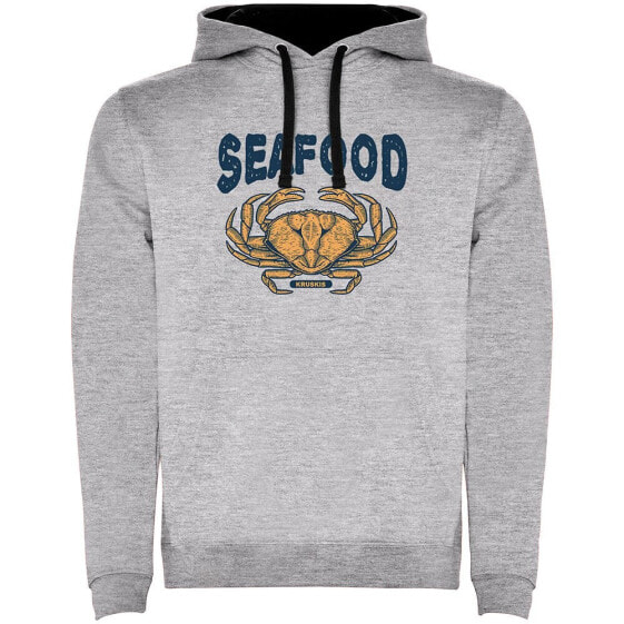 KRUSKIS Seafood Crab Two-Colour hoodie