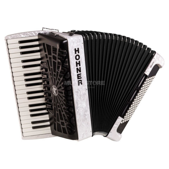 Hohner Bravo III 96 white Silent key