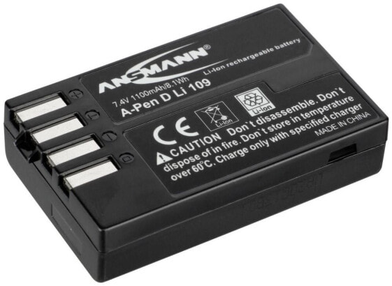 Ansmann A-Pen D-LI 109 - Pentax - 1100 mAh - 7.4 V - Lithium-Ion (Li-Ion)