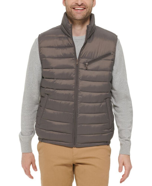 Men's Zip-Front Puffer Vest