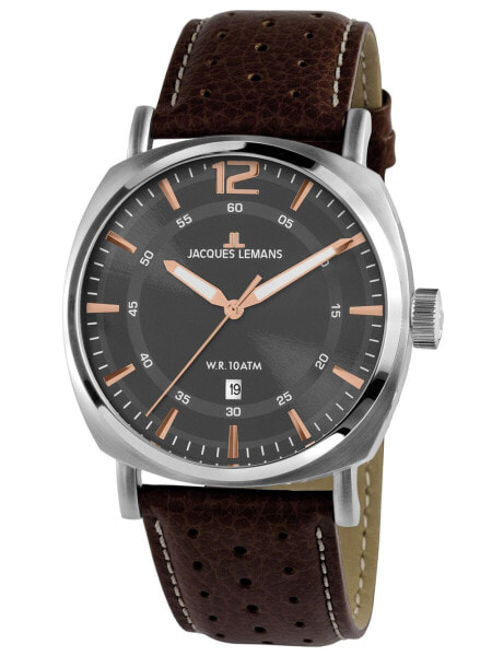 Jacques Lemans 1-1943D Lugano Men's 42mm 10ATM