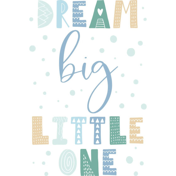 Dream big little one Blau