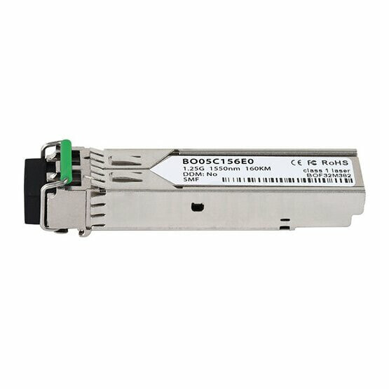 BlueOptics SFP-1G-ZX-160KM-CP-BO - Fiber optic - 1250 Mbit/s - SFP - LC - ZX - 160000 m