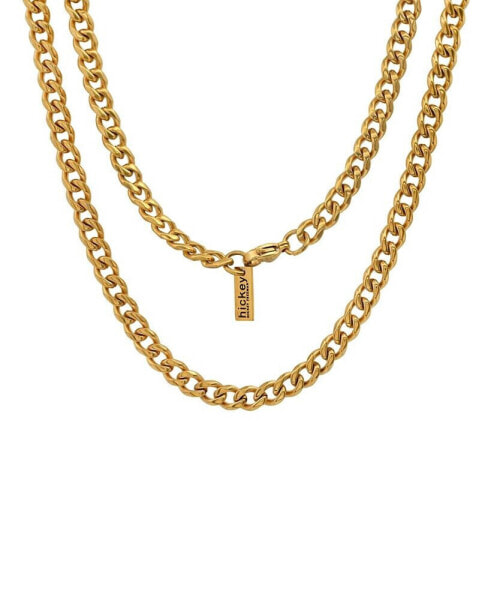 18K Gold Plated Cuban Link Chain Necklace