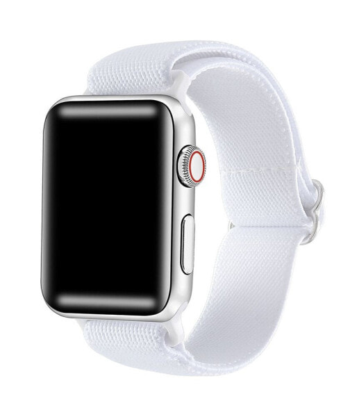 Unisex Cliff White Nylon Band for Apple Watch Size-42mm,44mm,45mm,49mm