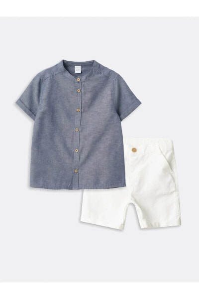 Костюм для малышей LC WAIKIKI Шорты и рубашка для мальчиков, 2 шт.