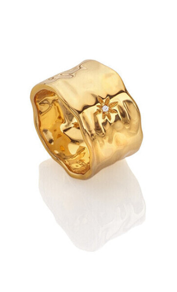 Jac Jossa Soul DR253 Luxury Gold Plated Diamond Ring