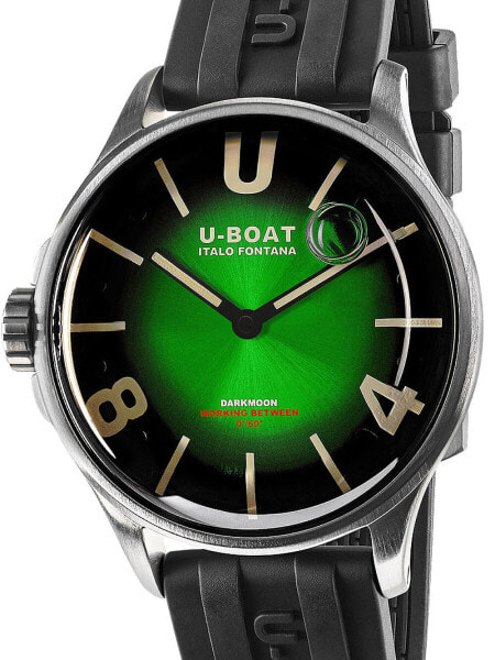 Часы U-Boat 9502 Darkmoon Green SS Soleil 40mm