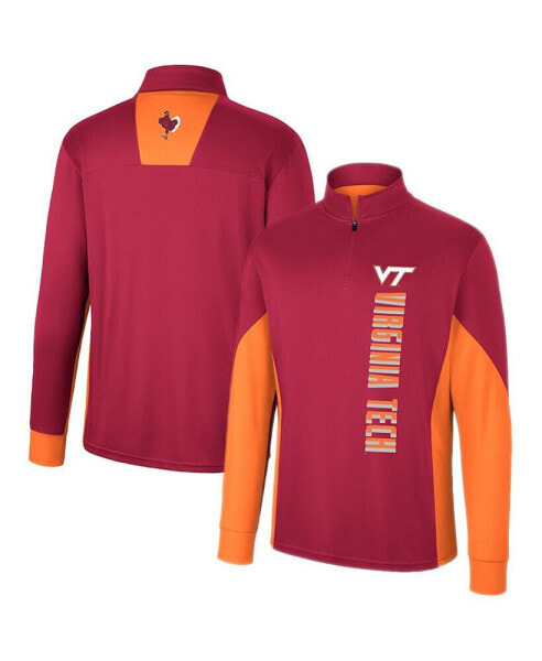 Men's Maroon Virginia Tech Hokies Bart Quarter-Zip Windshirt