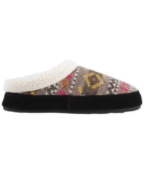 Acorn Fairisle Hoodback Slipper Women's